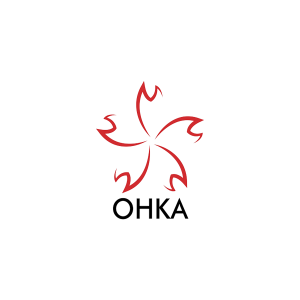 Logo OHKA : précision et passion dans les ciseaux de coiffure haut de gamme.